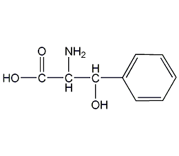 DL-β-苯基絲氨酸結(jié)構式